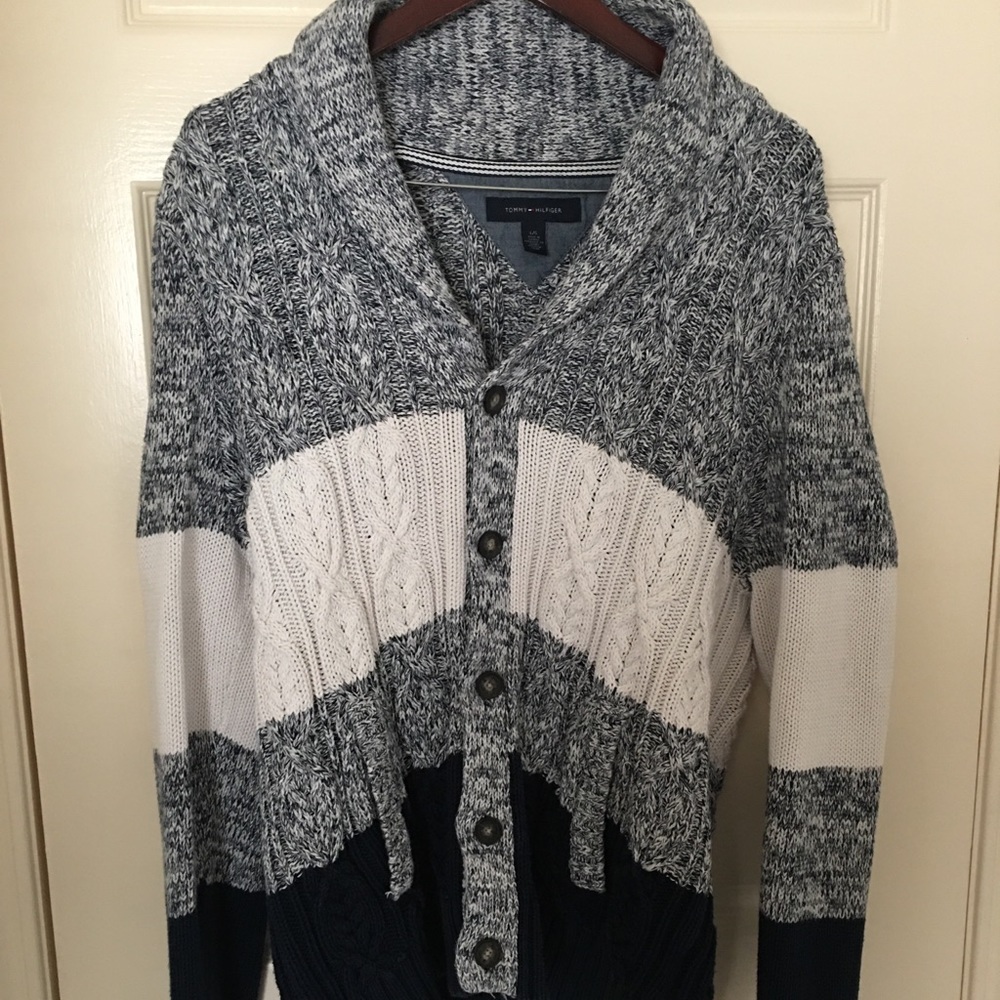 Tommy Hilfiger Knit Cardigan size L multi-color